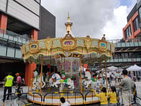 16座簡易旋轉(zhuǎn)木馬